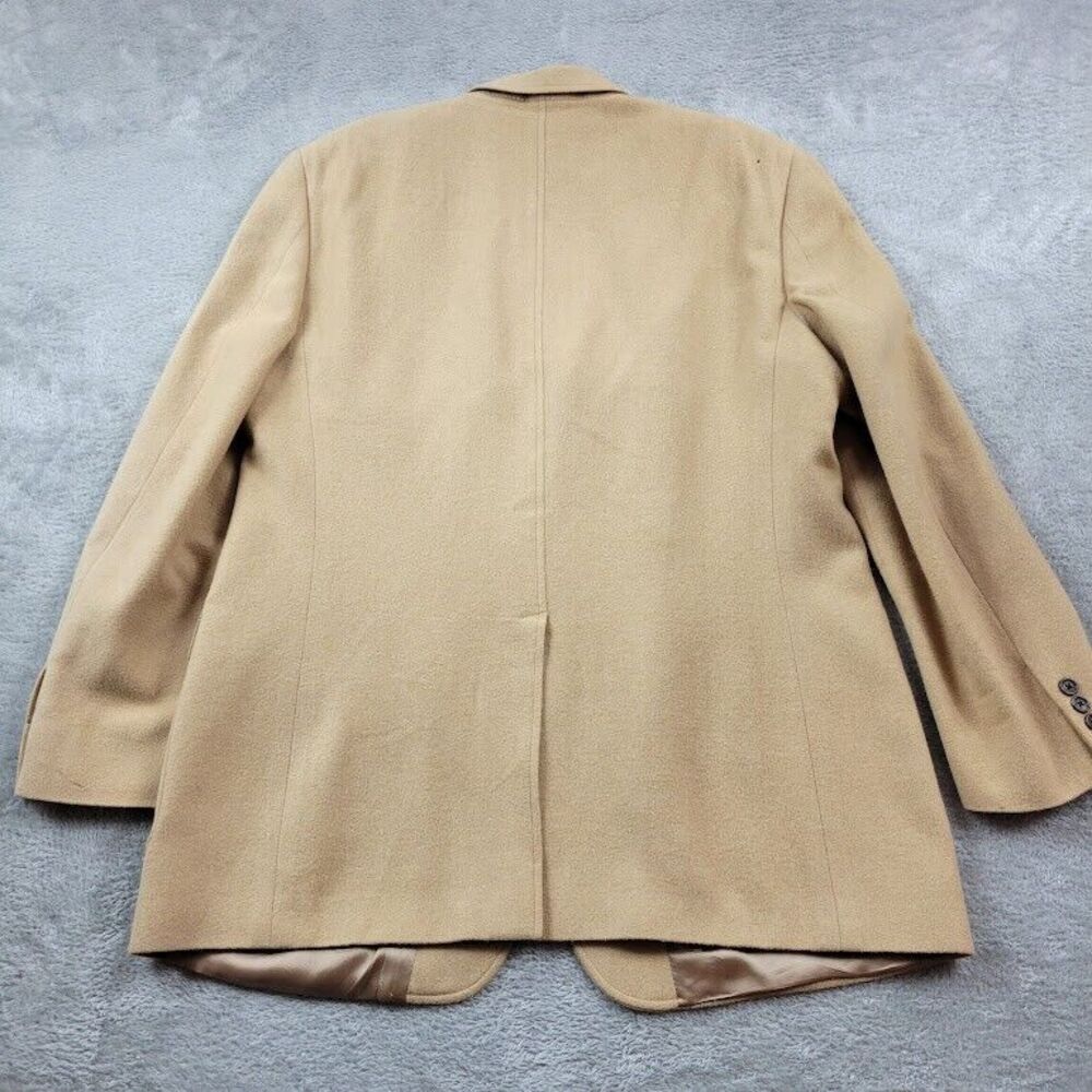 Brooks Brothers Blazer Jacket Mens 46 Brown Camel Hair Sports Jacket - Picture 2 of 16